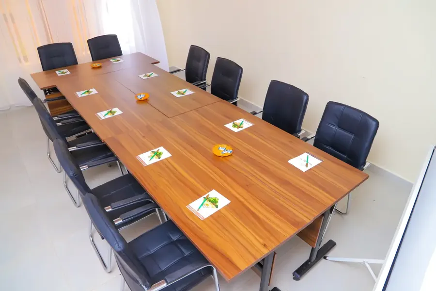 Board Room 2 conference setup at Zamar Springs Gardens in Machakos