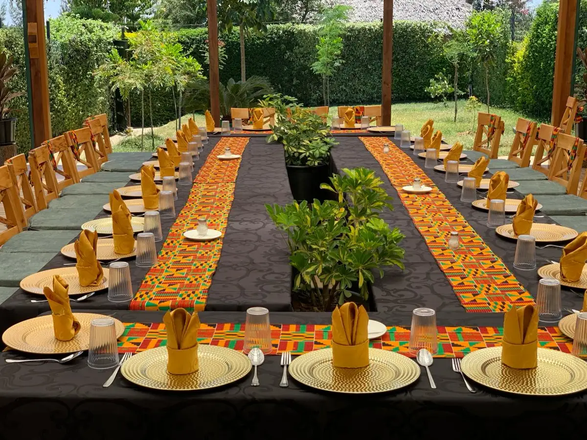 General event setup at Zamar Springs Gardens