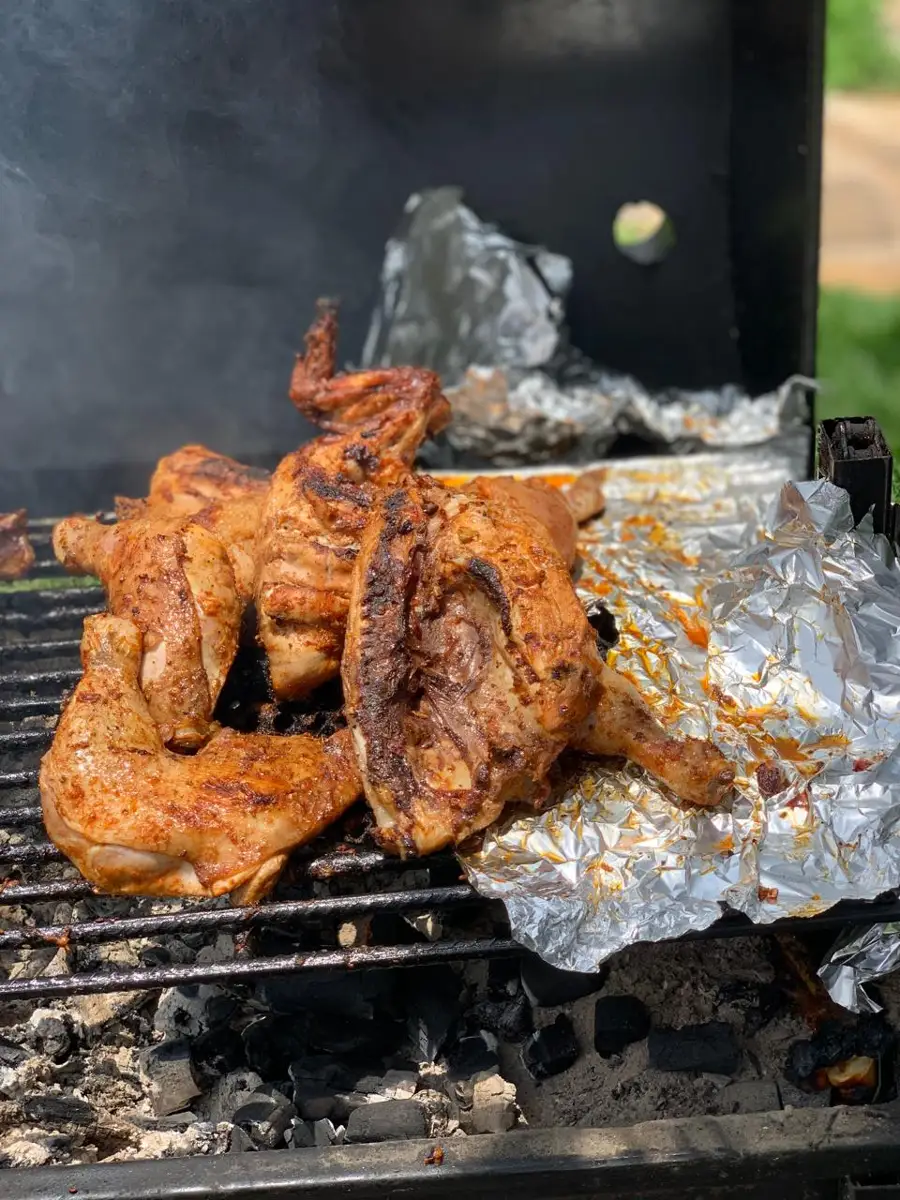 Grilled meat platter presentation at Zamar Springs Gardens