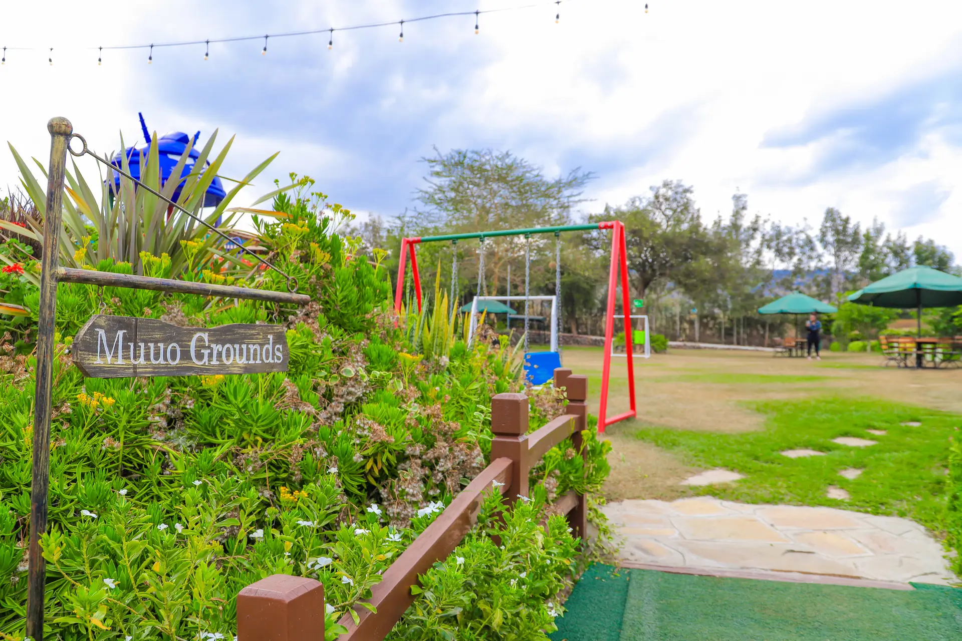 Open garden grounds at Zamar Springs Gardens in Machakos for outdoor team conversations