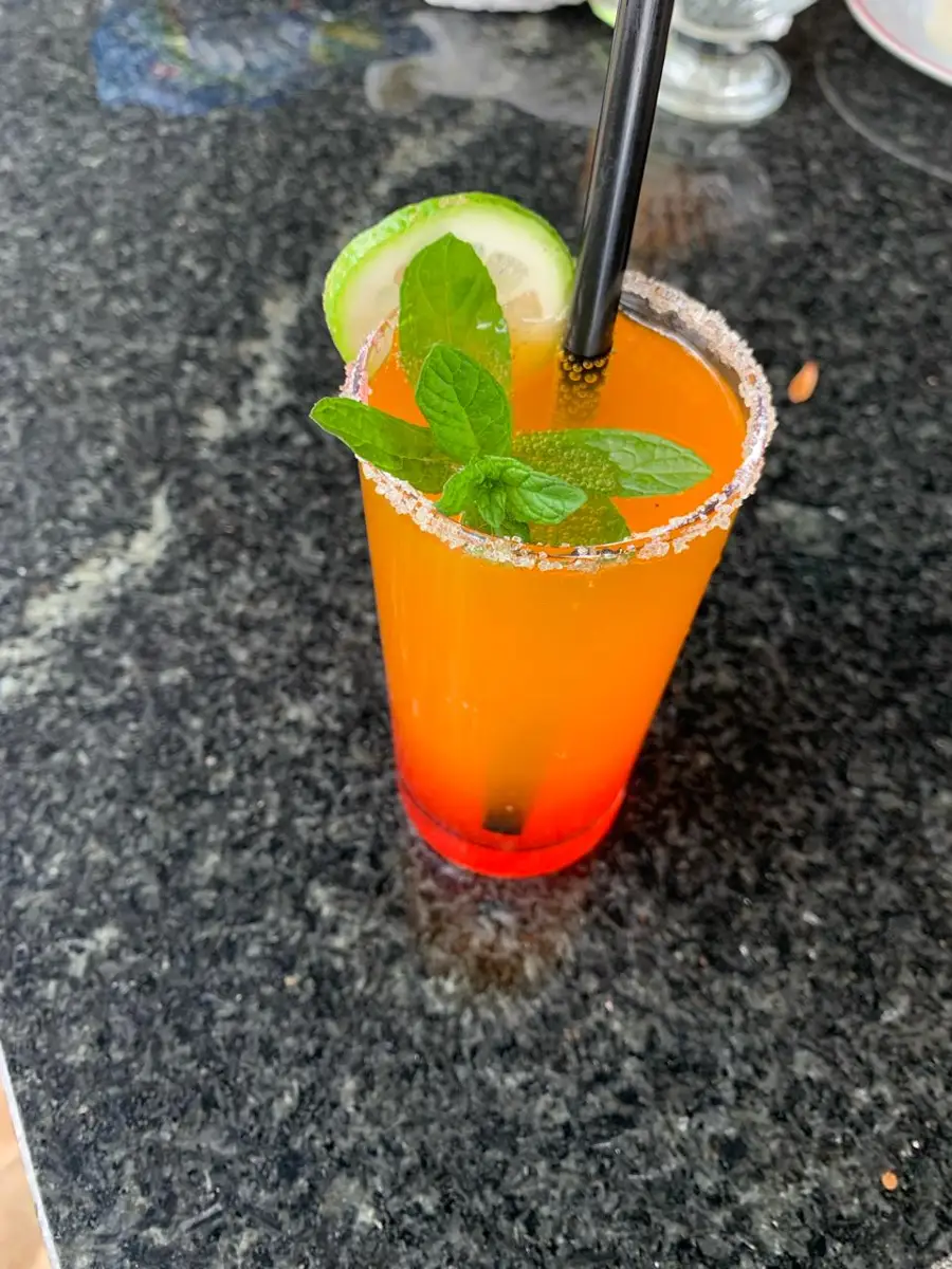 Fresh non-alcoholic drinks served during a retreat break at Zamar Springs Gardens