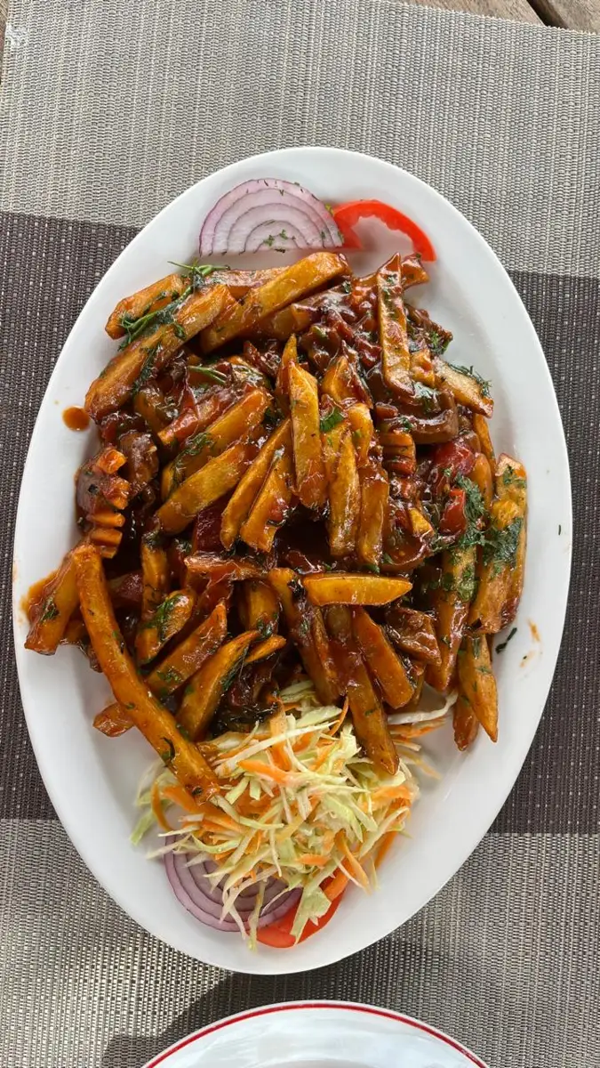 Chips masala special prepared at Zamar Springs Gardens