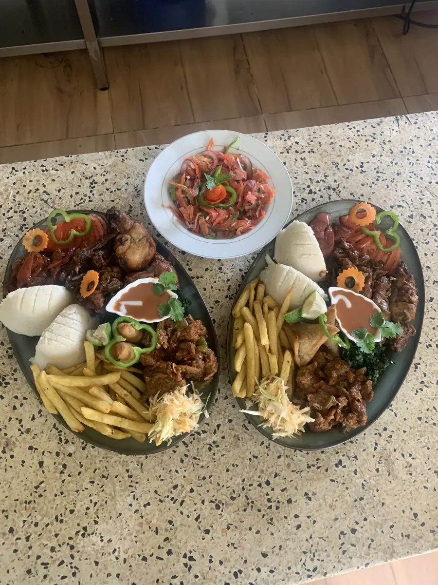 Zamar platter for two guests served at Zamar Springs Gardens