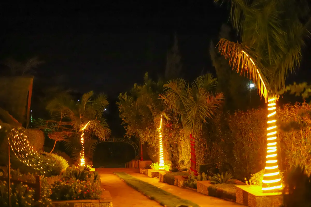 Entrance view of Zamar Springs Gardens, a lush eco-lifestyle event venue in Machakos, Kenya.