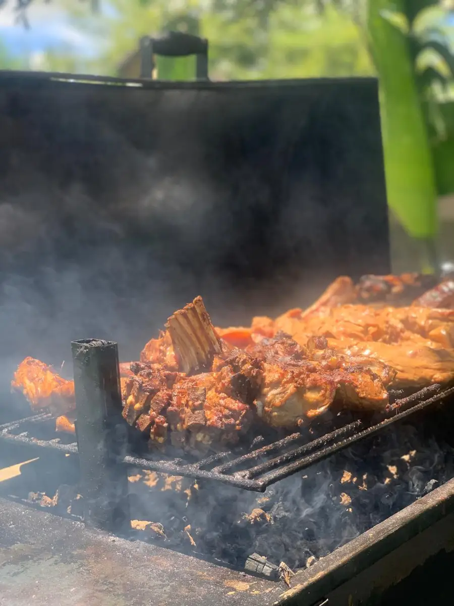 Smoking hot grilled chicken barbecue served in Machakos