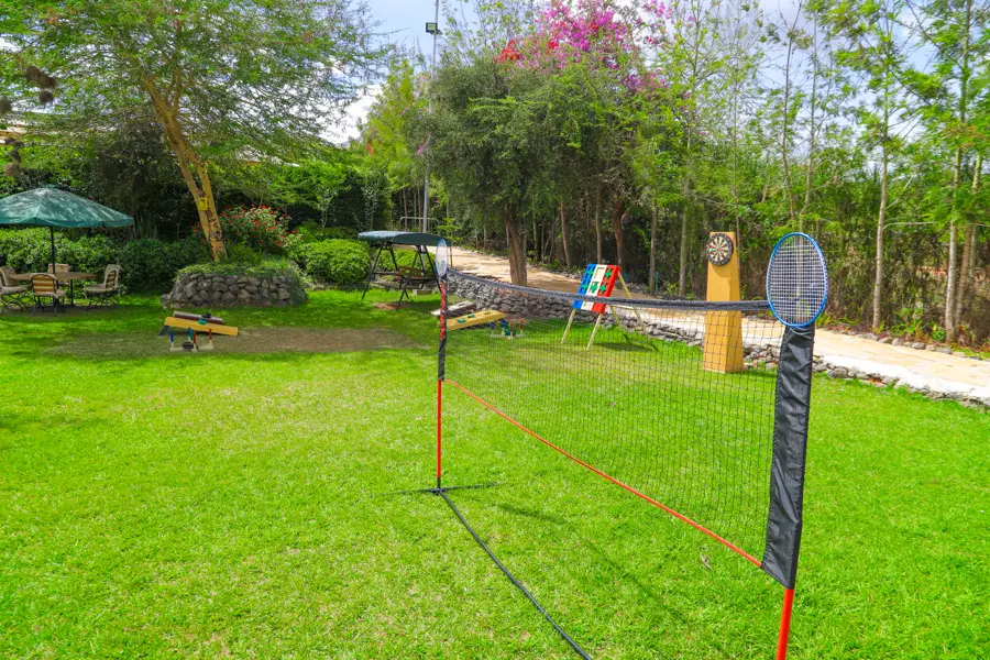 Badminton activity for kids at Zamar Springs Gardens in Machakos activity at Zamar Springs Gardens